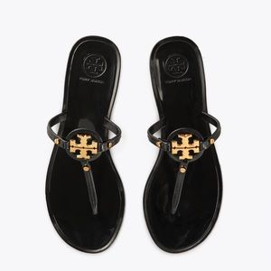Tory Burch mini miller jelly thong sandals…